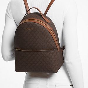 Michael Kors Sheila Medium Logo Backpack
